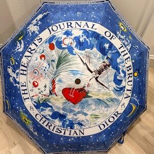 Dior “CHRISTIAN DIOR Brutal Voyage du Coeur” Automatic Umbrella - NIB